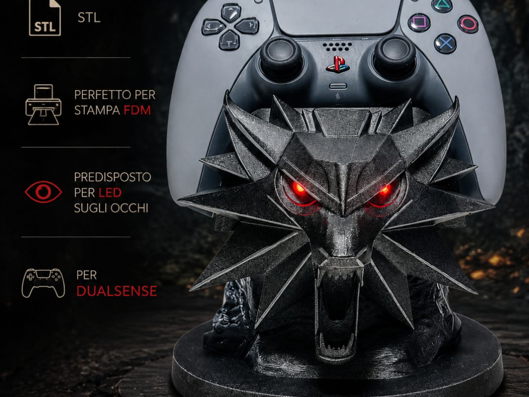 The Witcher 3 Supporto Dualsense