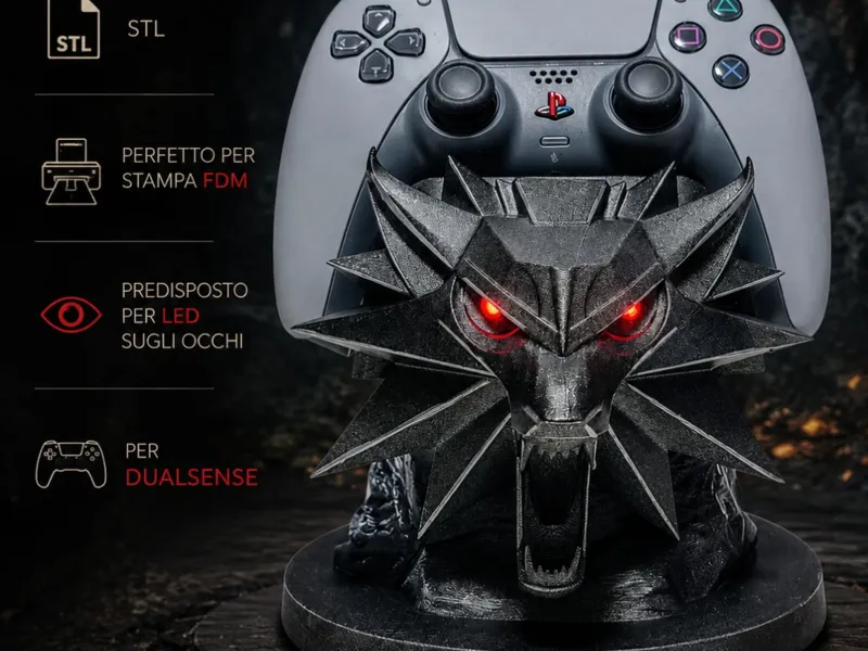 The Witcher 3 Dualsense stand