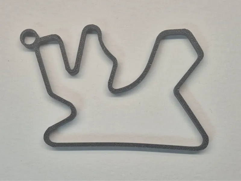 Qatar circuit Keychain Formula 1
