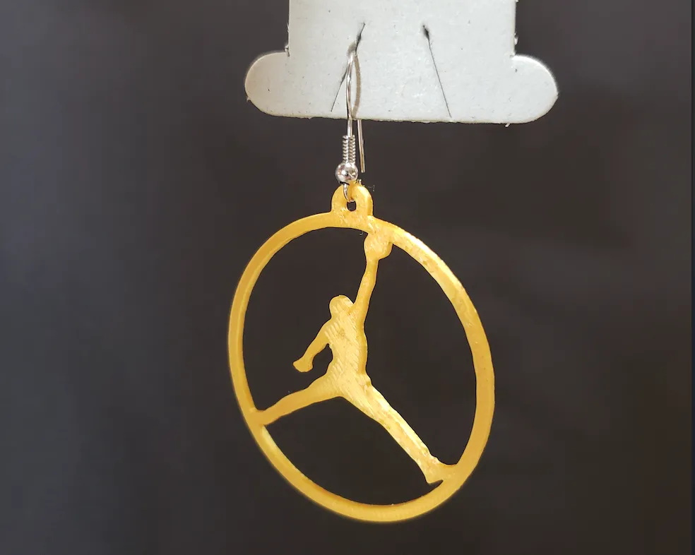 Jordan Earrings (Large Size) view 2