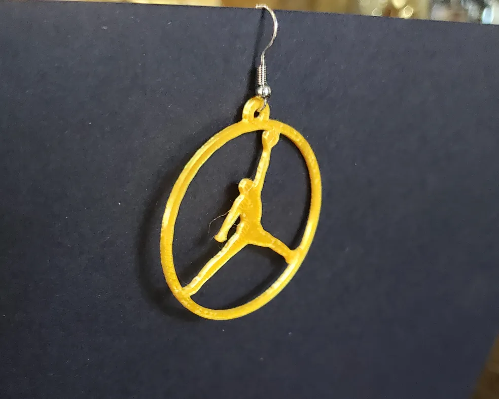 Jordan Earrings (Large Size) view 4