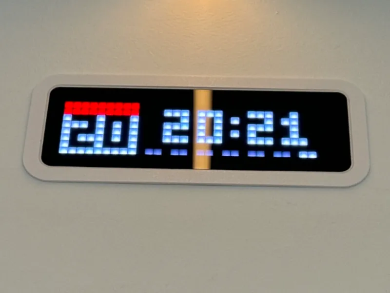Ulanzi TC001 clock flush wall mount