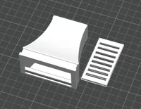 Hotte et grille de cuisinière pour maison de poupée — photo 3
