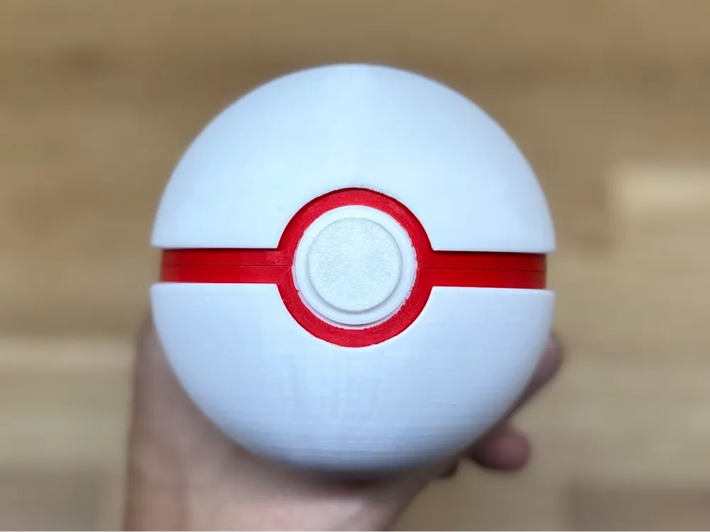 Premier Ball - Pokeball - Pokemon - Functional - Free 3D Print