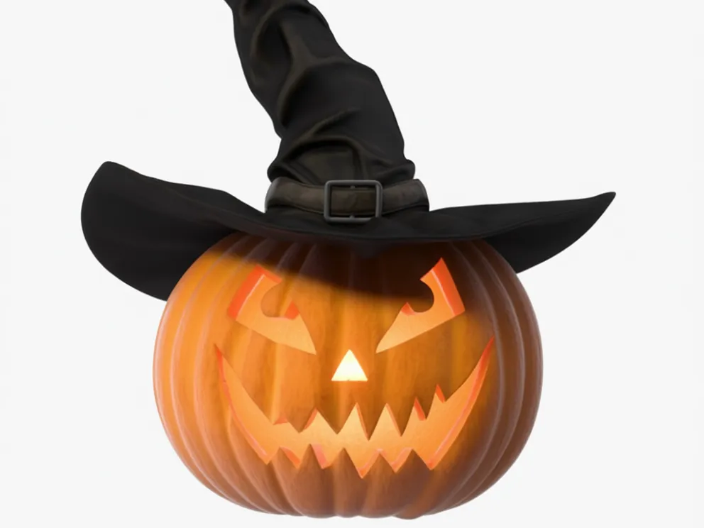 Pumpkin in a hat - Free 3D Print Model - MakerWorld