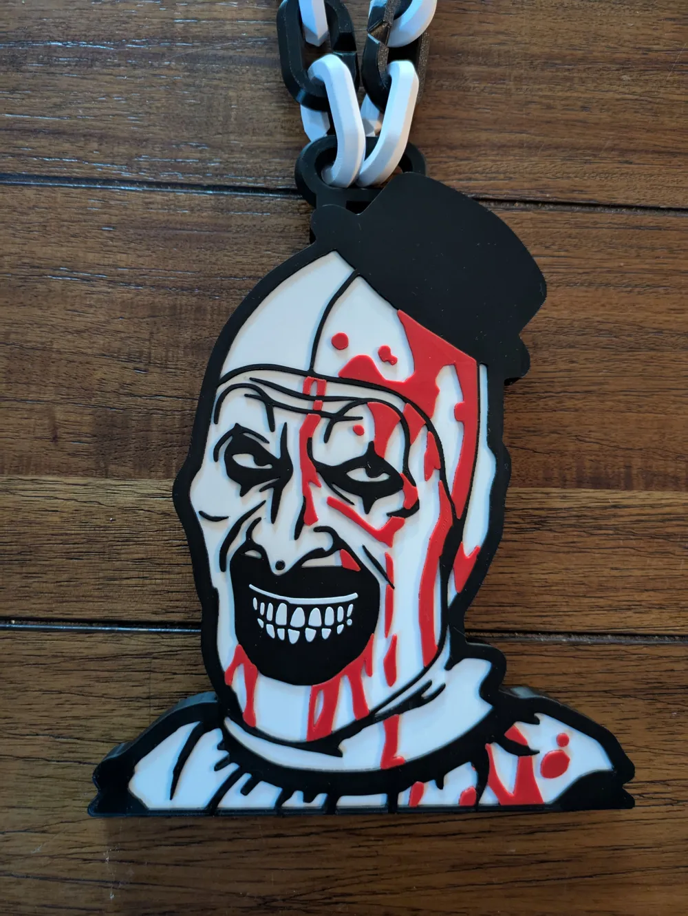 Terrifier - Art the Clown oversized chain - Free 3D Print Model ...