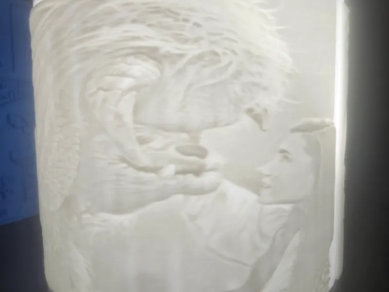 Labryinth Movie Sara Ludo Lithophane lamp