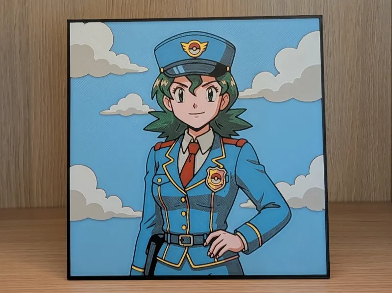 Officer Jenny Hueforge & Frame