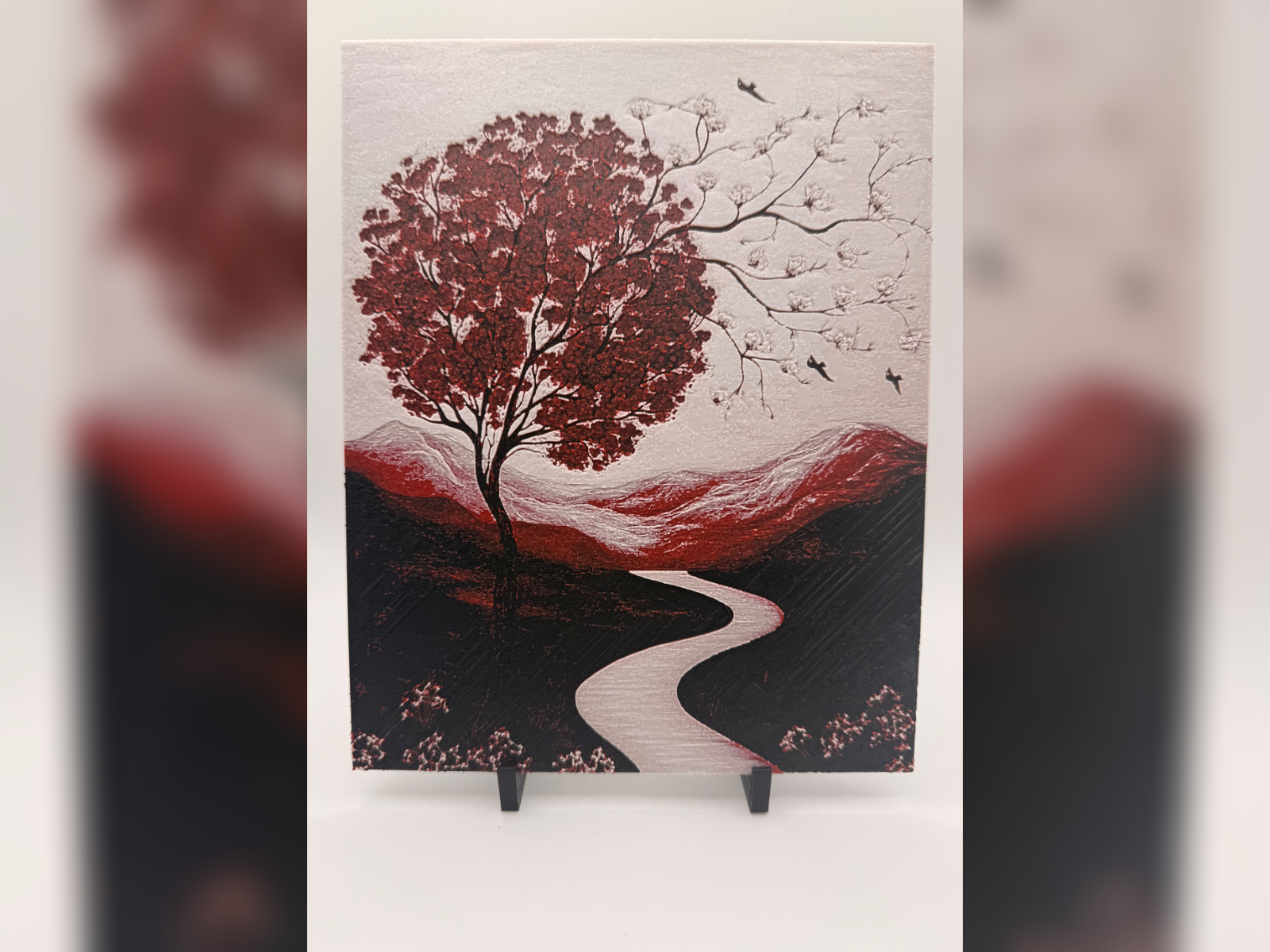 Crimson Tree Mountain Path