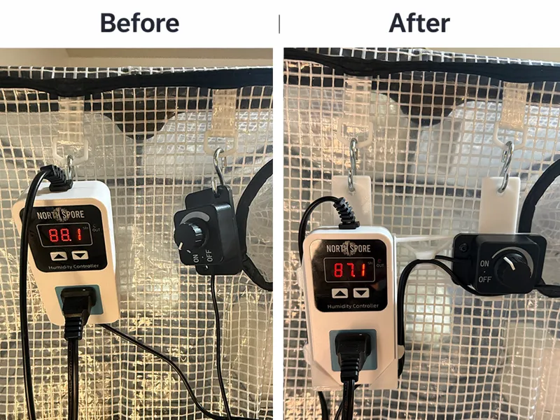 Boom Room II Combo humidity/Fan Controller Mount 