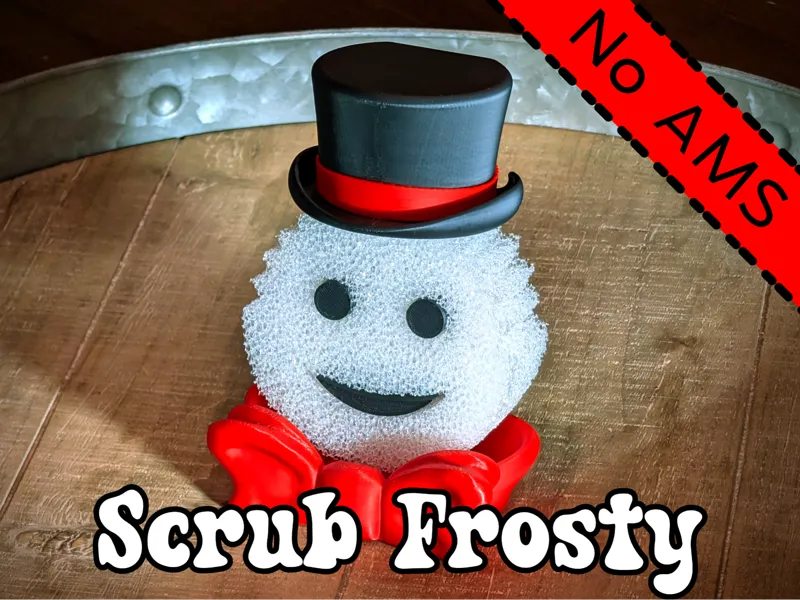 Scrub Frosty - Scrub Daddy Snowman Decoration