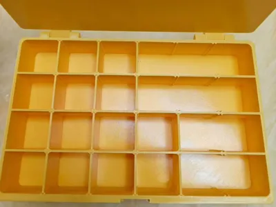 Large Removable Divider Storage Box for Tools and Screws