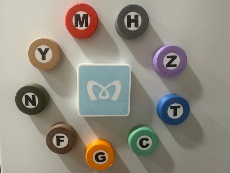 Tokyo Metro Magnets｜Subway Line Collection