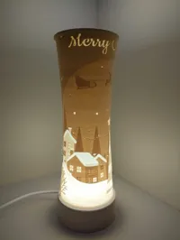 Lampe lithophanie thème de Noël — photo 4