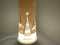 Lampe lithophanie thème de Noël — photo 2