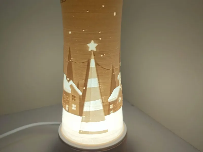 LAMPADA NATALIZIA LITOFANIA