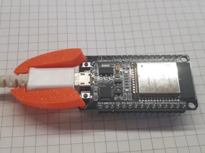 ESP32 cable holder