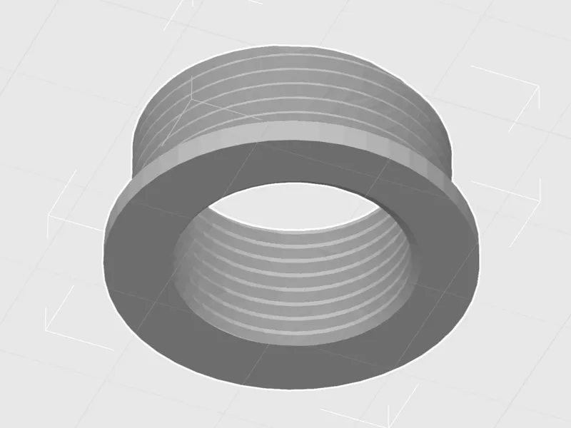 m25 1.5 to m20 1.5 reducer adaptor