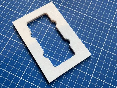 Jazzmaster pickup routing template