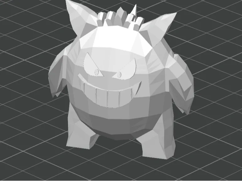 Gengar from Pokemon printable in ANY COLOR