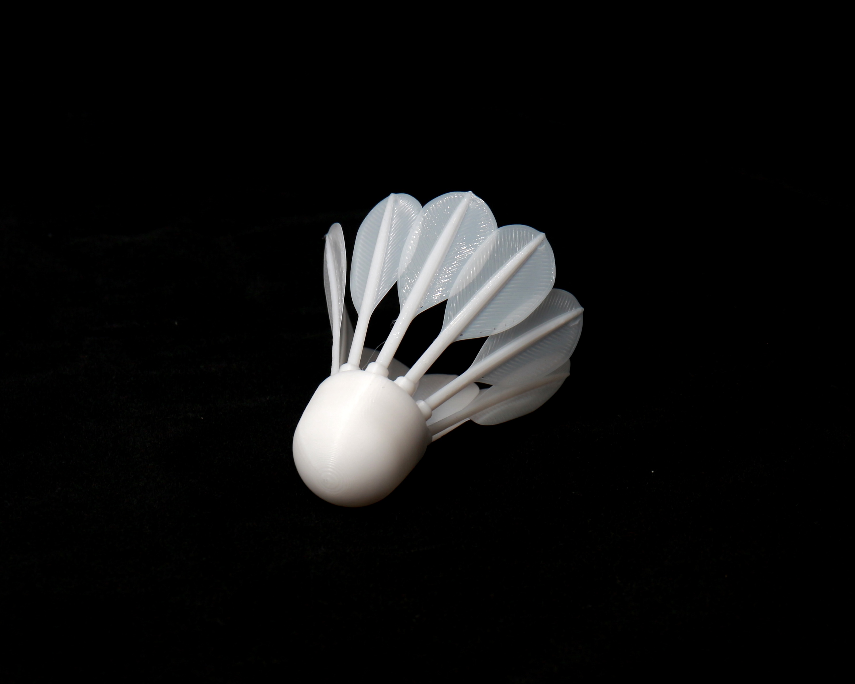 Miniatura 3 do modelo 3D 真的可打的羽毛球 Ver. 2.0 (TPU)