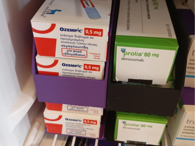 Dispenser box for Ozempic and Tresiba