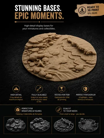Escenografía en miniatura: Base|Terrain|Diorama - Beach Waves — vista de referencia 2