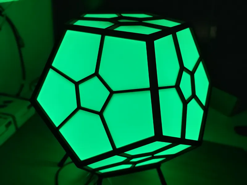 Dodecahedron Lamp V2