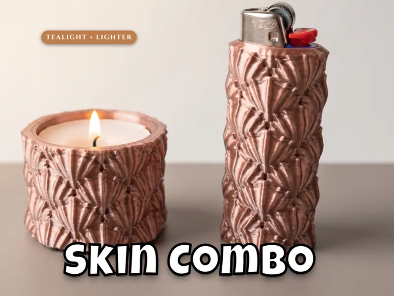 Fantasy Desk Set — Lighter & Candle