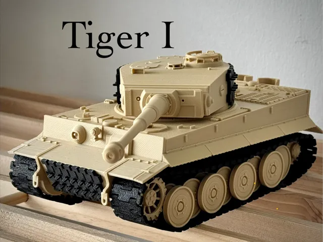 Tiger I Heavy Tank 1:35 Easy to Print and Assemble