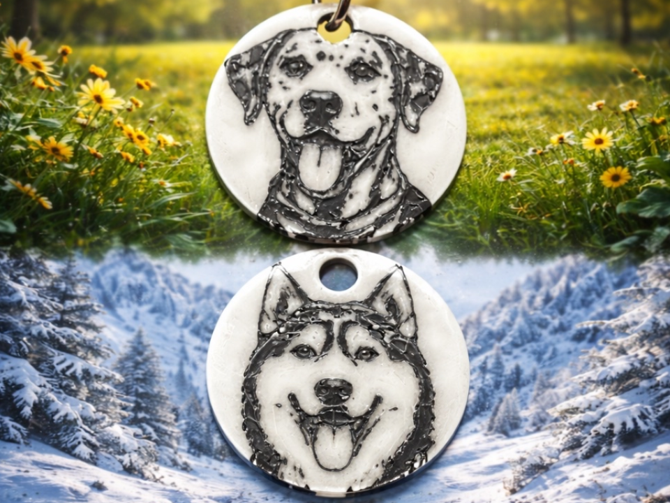 Dog Keychain 