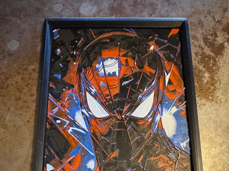 Spiderman Hueforge Frame