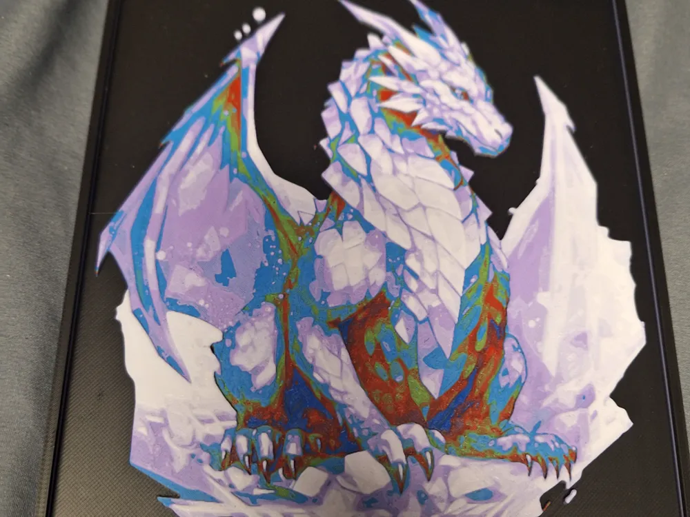 Color Crystal Dragon Hue Forge by mlupien - MakerWorld