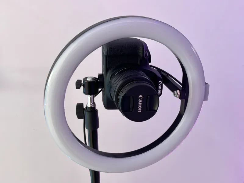 Hotshoe Ring Light Adapter for Cameras