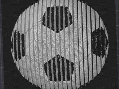 Soccer Ball Layered wall art