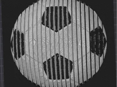 Soccer Ball Layered wall art