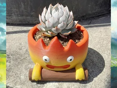 Maceta Calcifer - Howl's Moving Castle
