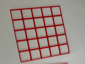 Gridfinity Grids 5x5 - 10pcs Stacked for Printing
