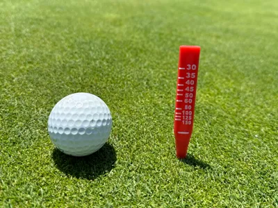 3 in 1 Yardage, Divot, Groove cleaner Golf tool