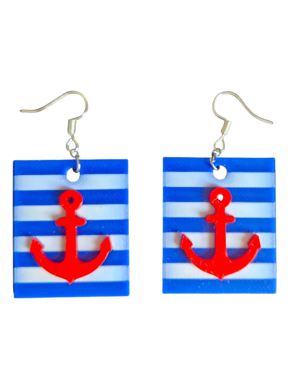 Nautical Anchor Earrings view 2