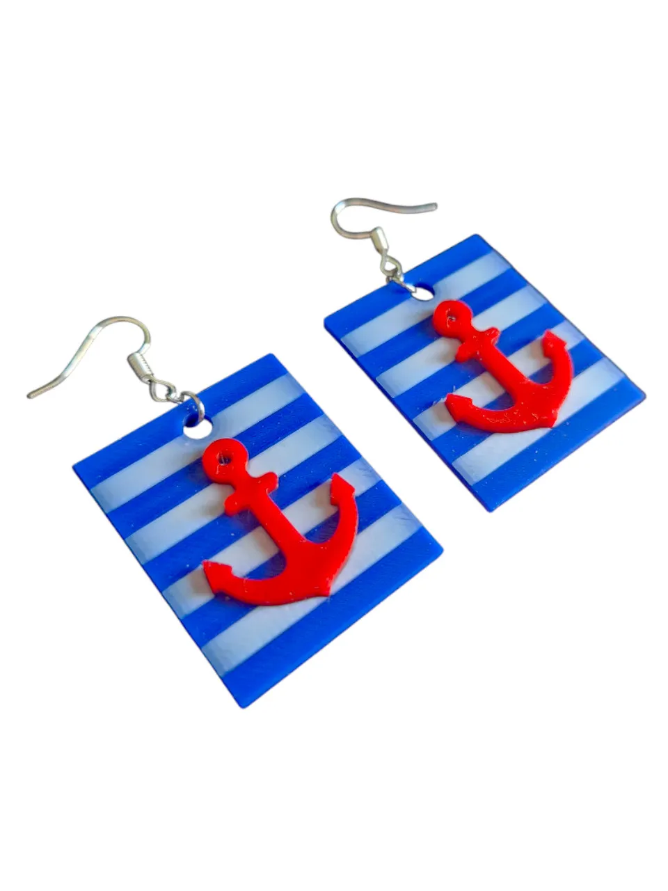 Nautical Anchor Earrings view 3