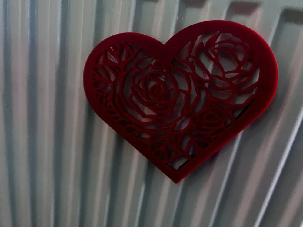 heart fridge magnet - Free 3D Print Model - MakerWorld