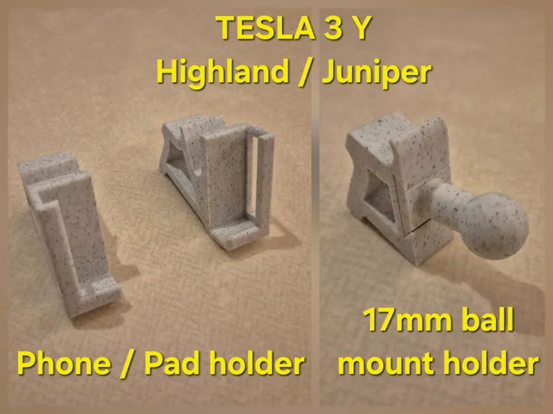 Tesla Model 3(Highland) /  Y(Juniper) Holder