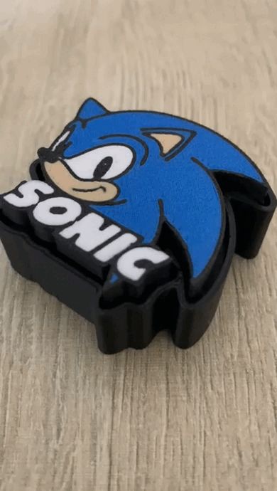 Sonic Clicker Fidget Keychain Toys