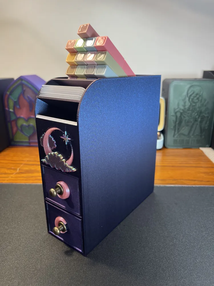 Bookshelf Organizer – Small | Annotation Storage - Free 3D Print Model ...