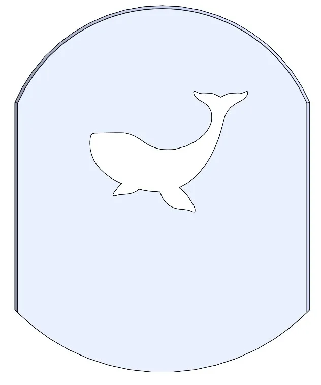 Whale Bokeh Shape