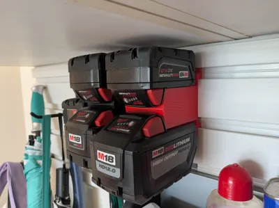 Gladiator GearWall for Milwaukee M18 Batteries