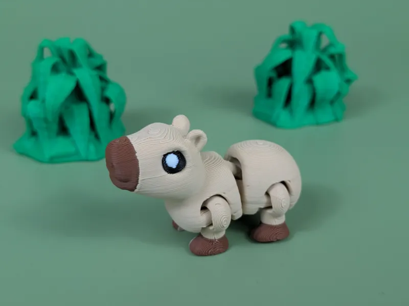 Capybara - Articulated Keychain Figure