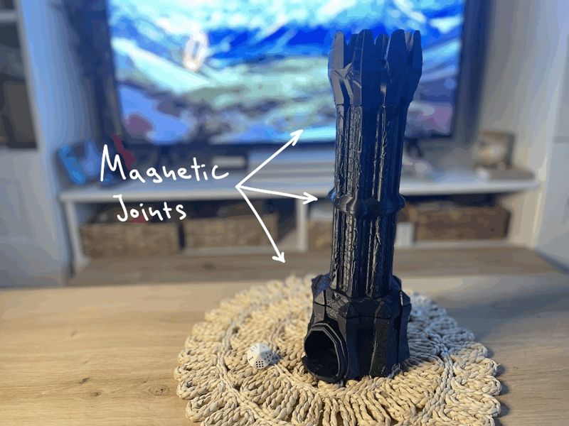 Collapsible Dice Tower