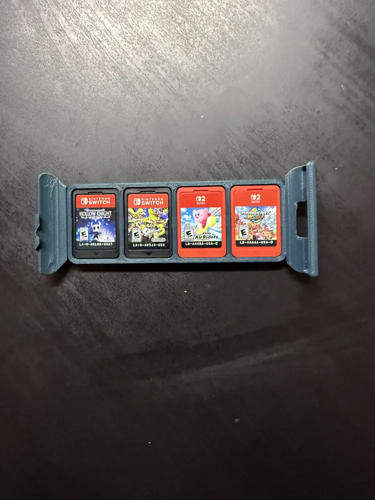 Clip-on Nintendo Switch 2 Game Holder - Free 3D Print Model - MakerWorld